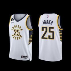 Indiana Pacers Serge Ibaka 2022-23 Association Edition Jersey White