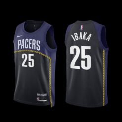 Indiana Pacers Serge Ibaka 2022-23 City Edition Jersey Black
