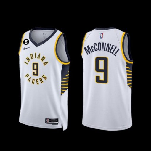 Indiana Pacers T.J. McConnell 2022-23 Association Edition Jersey White