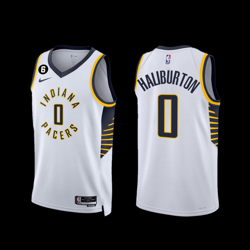 Indiana Pacers Tyrese Haliburton 2022-23 Association Edition Jersey White Indiana Pacers Tyrese Haliburton 2022-23 Association Edition Jersey White