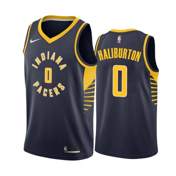Indiana Pacers Tyrese Haliburton Navy Icon Jersey Indiana Pacers Tyrese Haliburton Navy Icon Jersey