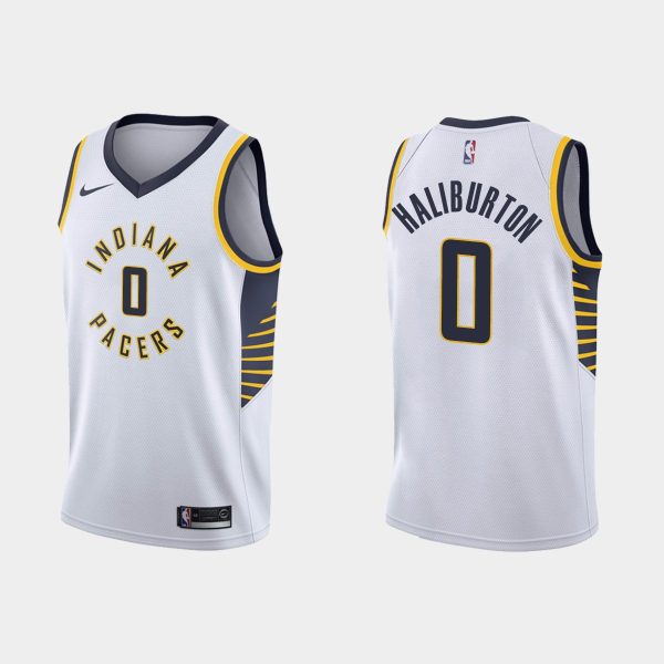 Indiana Pacers Tyrese Haliburton White Association Jersey Indiana Pacers Tyrese Haliburton White Association Jersey