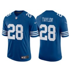 Indianapolis Colts Jonathan Taylor Royal Throwback Limited Jersey
