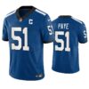 Indianapolis Colts Jonathan Taylor Royal Throwback Limited Jersey