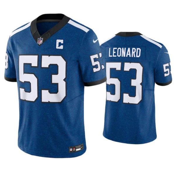 Indianapolis Colts Shaquille Leonard Indiana Nights Royal Limited Jersey Indianapolis Colts Shaquille Leonard Indiana Nights Royal Limited Jersey
