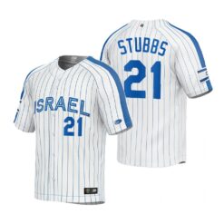 Israel Garrett Stubbs White 2023 World Baseball Classic Jersey