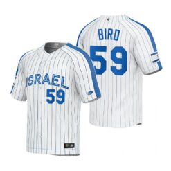 Israel Jake Bird White 2023 World Baseball Classic Jersey