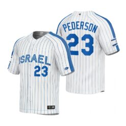 Israel Joc Pederson White 2023 World Baseball Classic Jersey