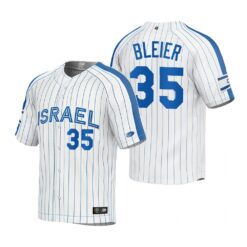 Israel Richard Bleier White 2023 World Baseball Classic Jersey