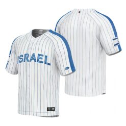 Israel White 2023 World Baseball Classic Jersey