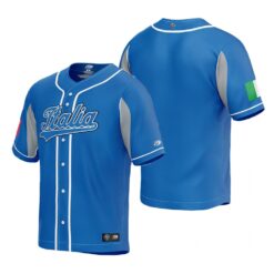 Italy Royal 2023 World Baseball Classic Jersey