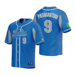 Italy Vinnie Pasquantino Royal 2023 World Baseball Classic Jersey