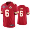 Kansas City Chiefs Blake Bell Super Bowl LVII Red Limited Jersey