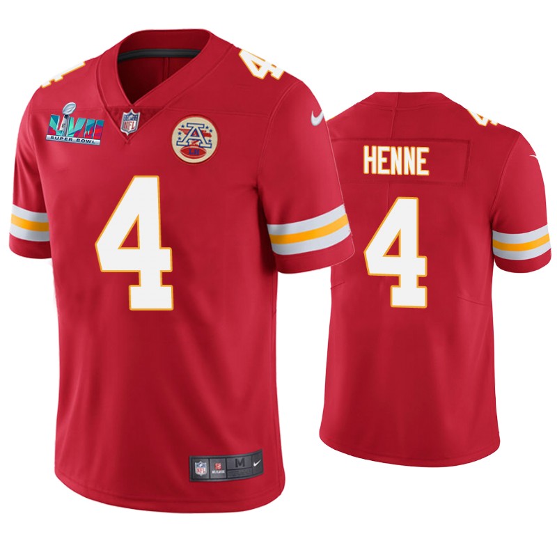 Kansas City Chiefs Chad Henne Super Bowl LVII Red Limited Jersey Kansas City Chiefs Chad Henne Super Bowl LVII Red Limited Jersey