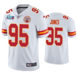 Kansas City Chiefs Chris Jones Super Bowl LVII White Limited Jersey