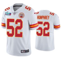 Kansas City Chiefs Creed Humphrey Super Bowl LVII White Limited Jersey
