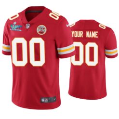 Kansas City Chiefs Custom Super Bowl LVII Red Limited Jersey