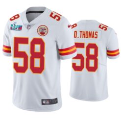 Kansas City Chiefs Derrick Thomas Super Bowl LVII White Limited Jersey