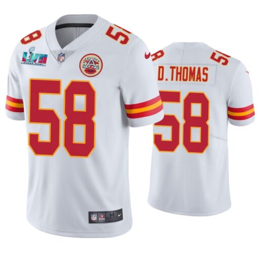 Kansas City Chiefs Derrick Thomas Super Bowl LVII White Limited Jersey