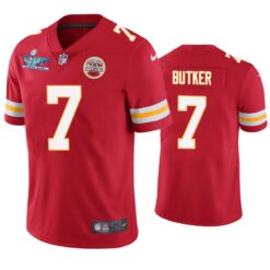Kansas City Chiefs Harrison Butker Super Bowl LVII Red Limited Jersey
