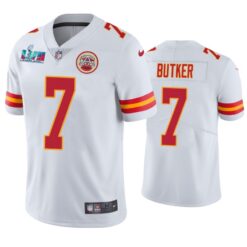 Kansas City Chiefs Harrison Butker Super Bowl LVII White Limited Jersey