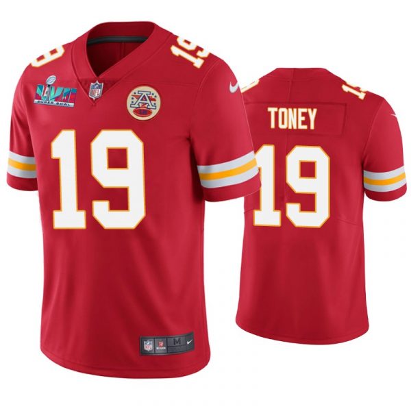 Kansas City Chiefs Kadarius Toney Super Bowl LVII Red Limited Jersey Kansas City Chiefs Kadarius Toney Super Bowl LVII Red Limited Jersey