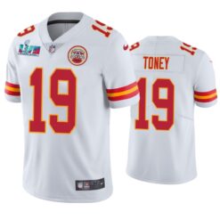 Kansas City Chiefs Kadarius Toney Super Bowl LVII White Limited Jersey