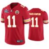 Kansas City Chiefs Khalen Saunders Super Bowl LVII Red Limited Jersey