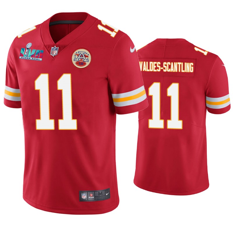 Kansas City Chiefs Marquez Valdes-Scantling Super Bowl LVII Red Limited Jersey Kansas City Chiefs Marquez Valdes-Scantling Super Bowl LVII Red Limited Jersey