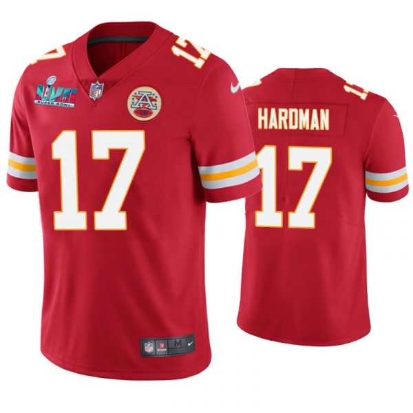 Kansas City Chiefs Mecole Hardman Super Bowl LVII Red Limited Jersey Kansas City Chiefs Mecole Hardman Super Bowl LVII Red Limited Jersey