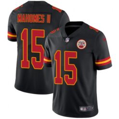 Kansas City Chiefs Patrick Mahomes II Black Color Rush Limited Jersey