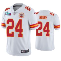 Kansas City Chiefs Skyy Moore Super Bowl LVII White Limited Jersey