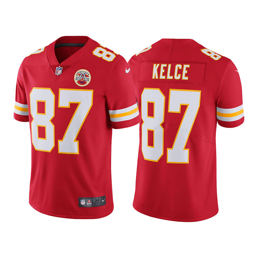 Kansas City Chiefs Travis Kelce Red Limited Jersey Kansas City Chiefs Travis Kelce Red Limited Jersey
