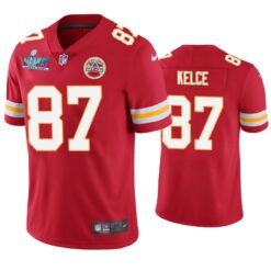 Kansas City Chiefs Travis Kelce Super Bowl LVII Red Limited Jersey