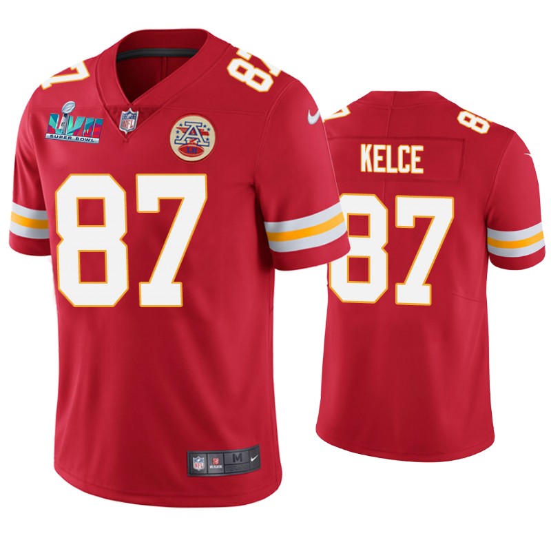 Kansas City Chiefs Travis Kelce Super Bowl LVII Red Limited Jersey Kansas City Chiefs Travis Kelce Super Bowl LVII Red Limited Jersey