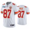Kansas City Chiefs Travis Kelce Super Bowl LVII Gold Inverted Limited Jersey