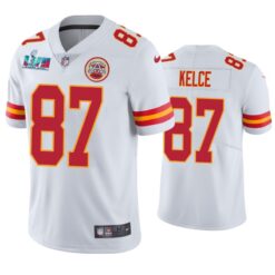 Kansas City Chiefs Travis Kelce Super Bowl LVII White Limited Jersey