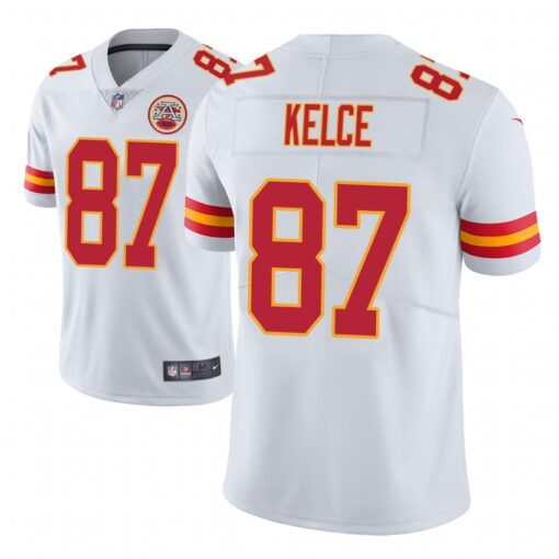 Kansas City Chiefs Travis Kelce White Limited Jersey