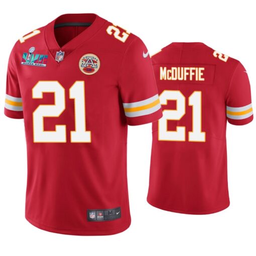 Kansas City Chiefs Trent McDuffie Super Bowl LVII Red Limited Jersey