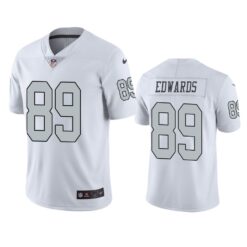 Las Vegas Raiders Bryan Edwards White Color Rush Limited Jersey