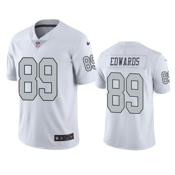 Las Vegas Raiders Bryan Edwards White Color Rush Limited Jersey Las Vegas Raiders Bryan Edwards White Color Rush Limited Jersey