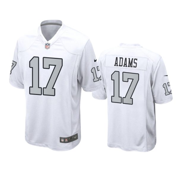 Las Vegas Raiders Davante Adams White Color Rush Limited Jersey Las Vegas Raiders Davante Adams White Color Rush Limited Jersey