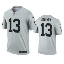 Las Vegas Raiders Hunter Renfrow Silver Inverted Limited Jersey