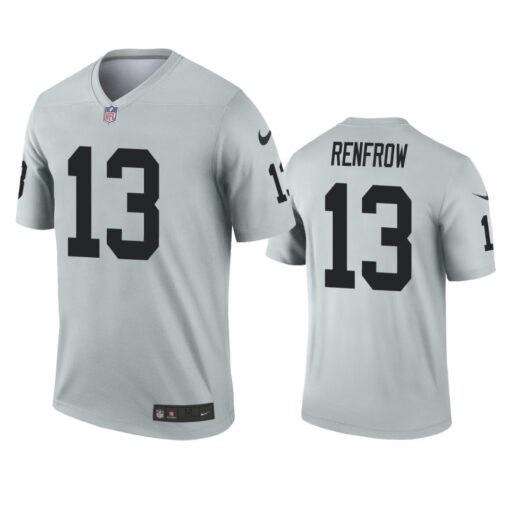 Las Vegas Raiders Hunter Renfrow Silver Inverted Limited Jersey