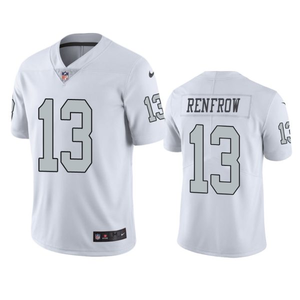 Las Vegas Raiders Hunter Renfrow White Color Rush Limited Jersey Las Vegas Raiders Hunter Renfrow White Color Rush Limited Jersey