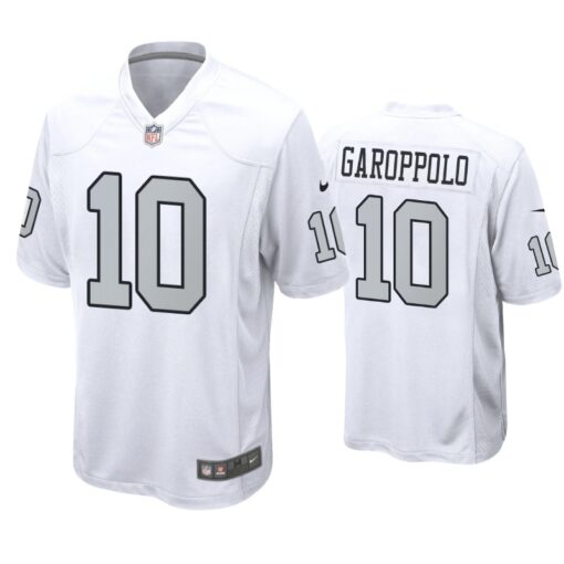 Las Vegas Raiders Jimmy Garoppolo White Color Rush Limited Jersey