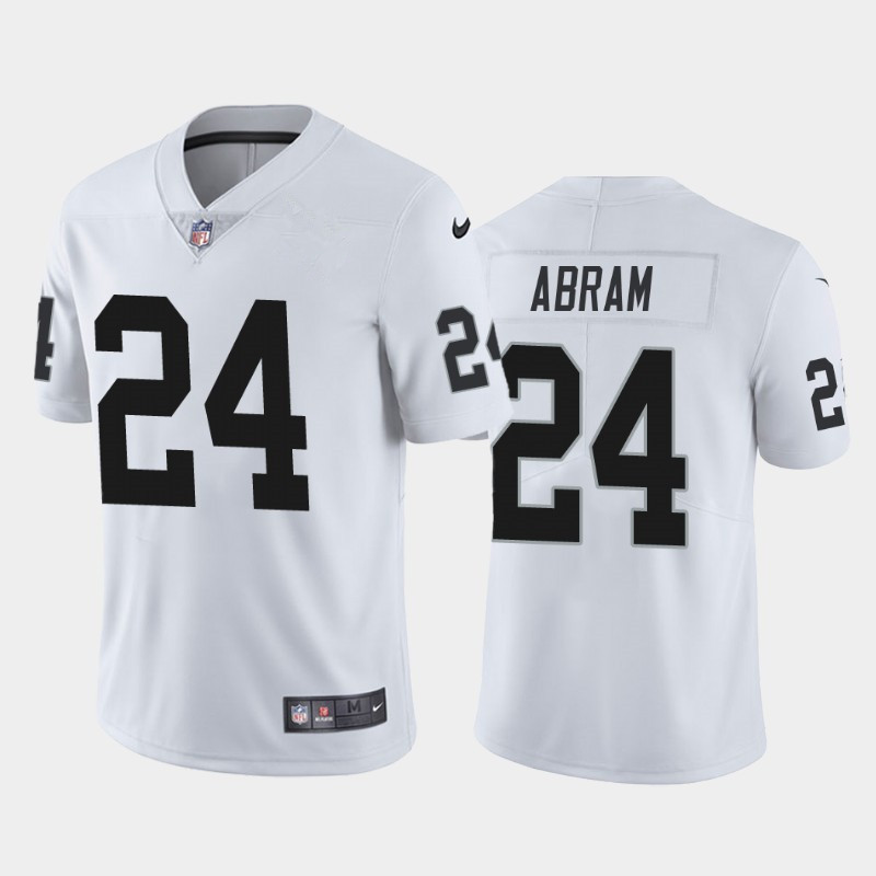 Las Vegas Raiders Johnathan Abram White Limited Jersey Las Vegas Raiders Johnathan Abram White Limited Jersey