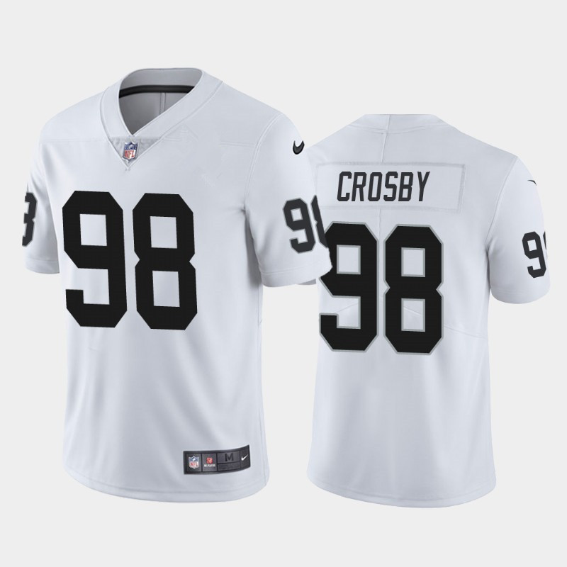 Las Vegas Raiders Maxx Crosby White Limited Jersey Las Vegas Raiders Maxx Crosby White Limited Jersey