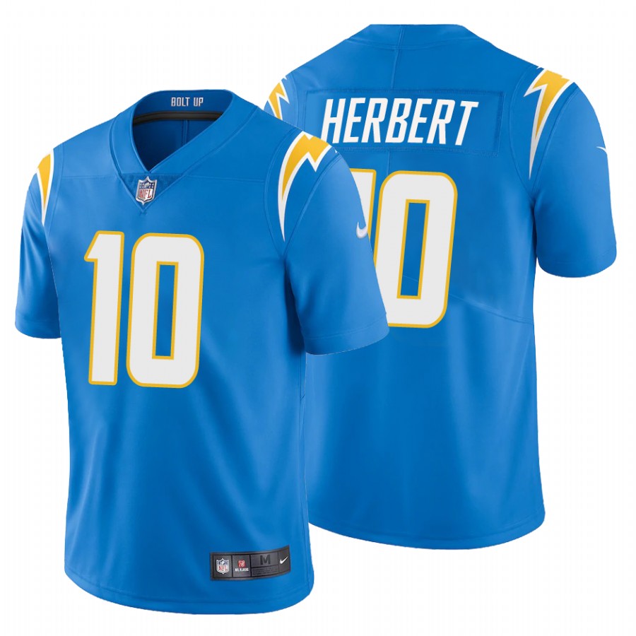 Los Angeles Chargers Justin Herbert Blue Limited Jersey Los Angeles Chargers Justin Herbert Blue Limited Jersey