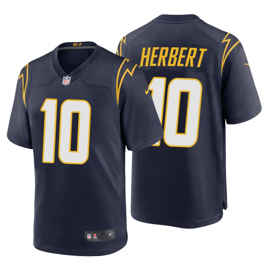 Los Angeles Chargers Justin Herbert Navy Limited Jersey Los Angeles Chargers Justin Herbert Navy Limited Jersey